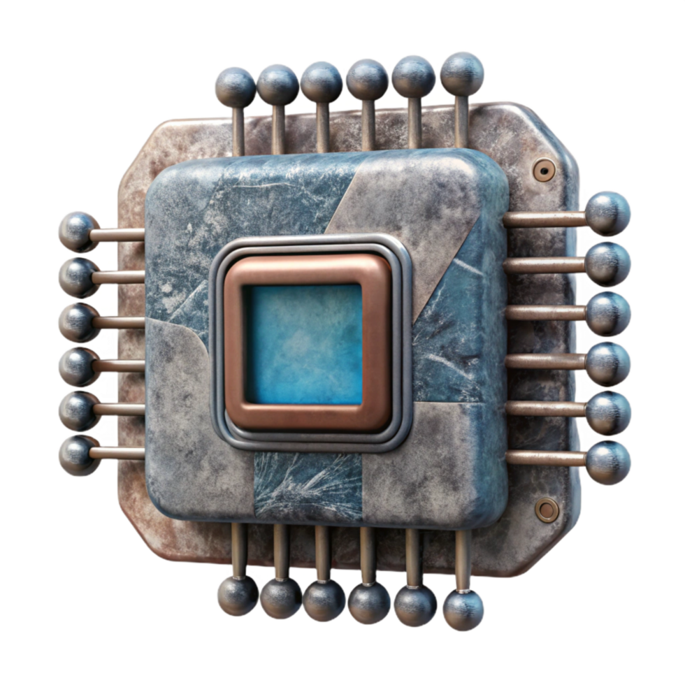wonderful creative Front View Bio Integrated Circuitry Isolated png