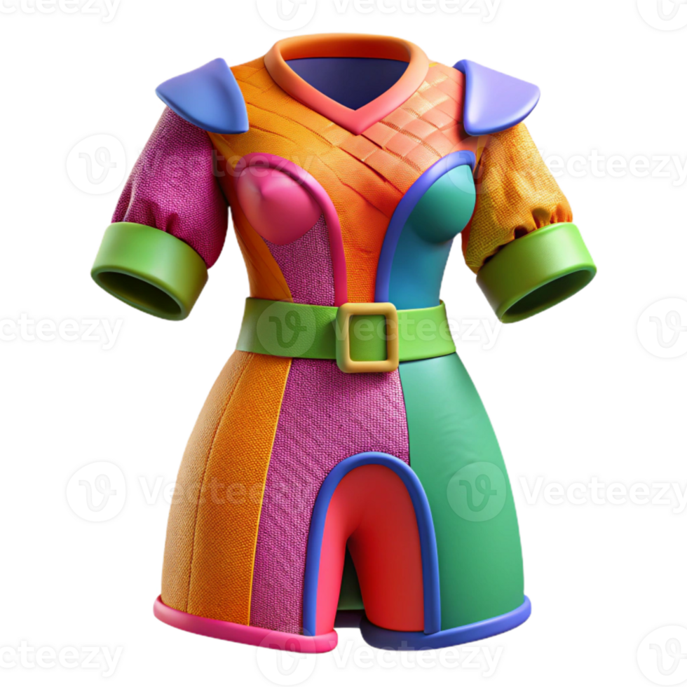 impressive creative Fusion Fashion Design Cutout with Vibrant Hues premium png