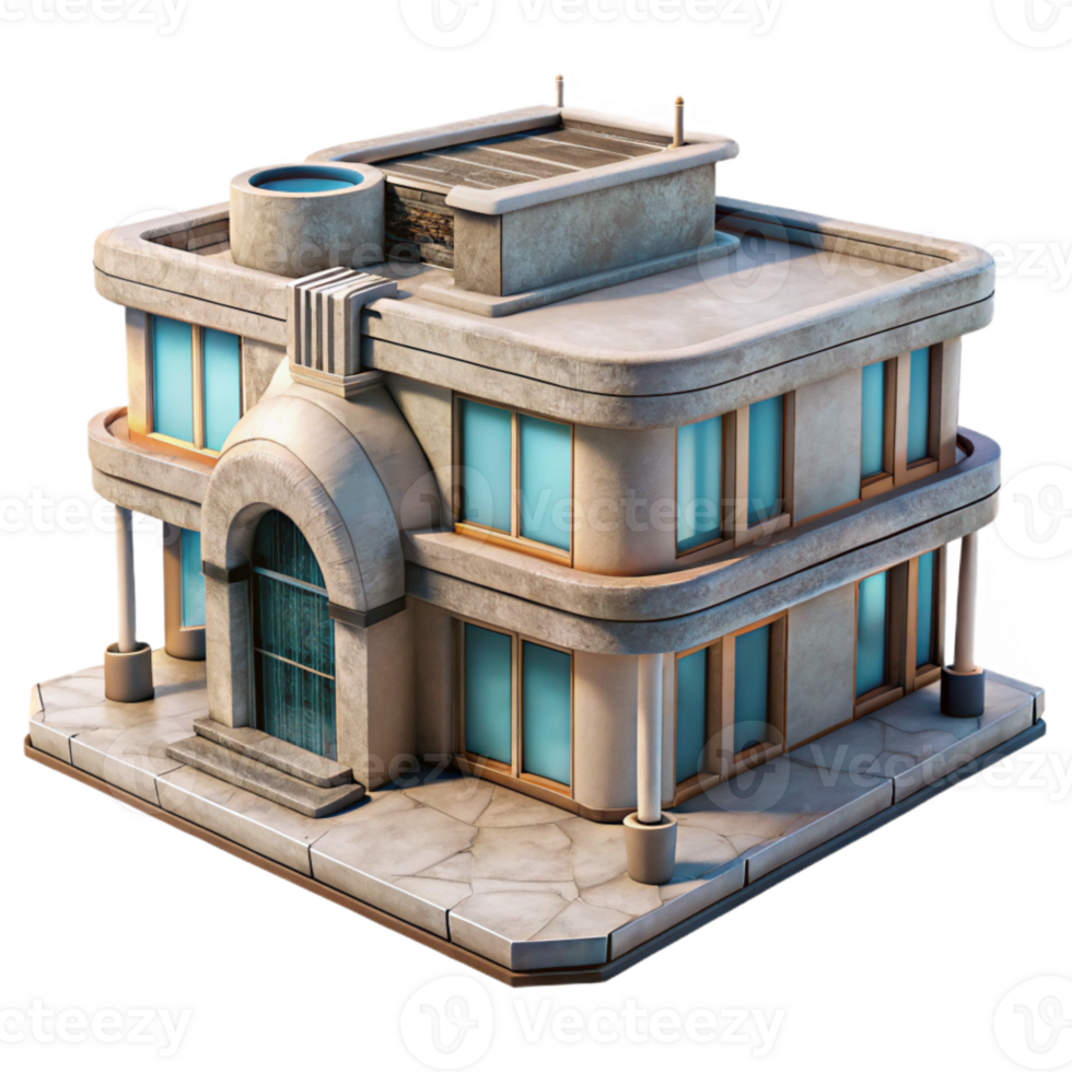stunning abstract Future Architecture Building Design Isolated png