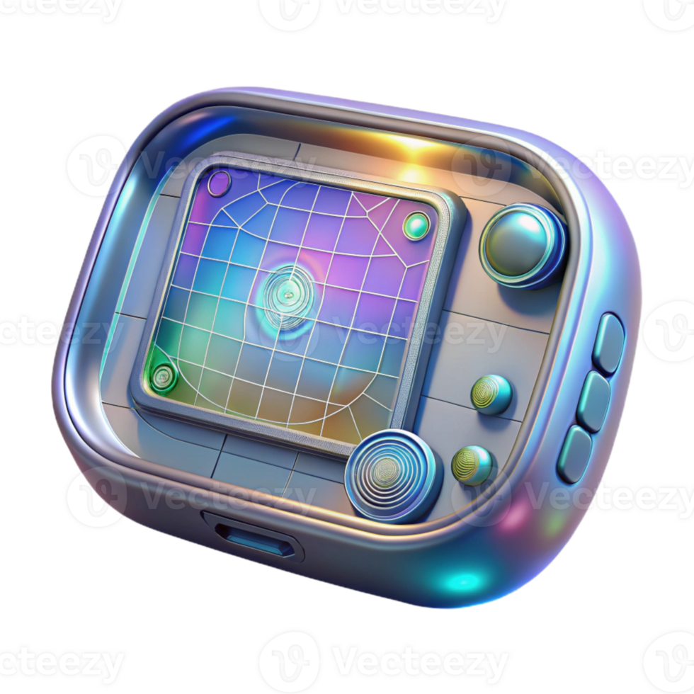 stunning contemporary Future Computer Holographic Interface Element detailed png