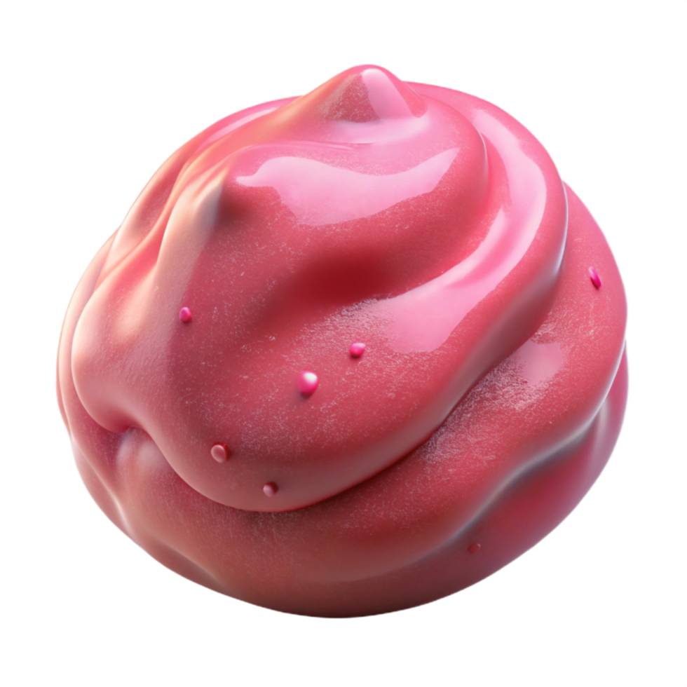 beautiful minimalist Future Food Paste Pink Hue Isolated Element detailed png