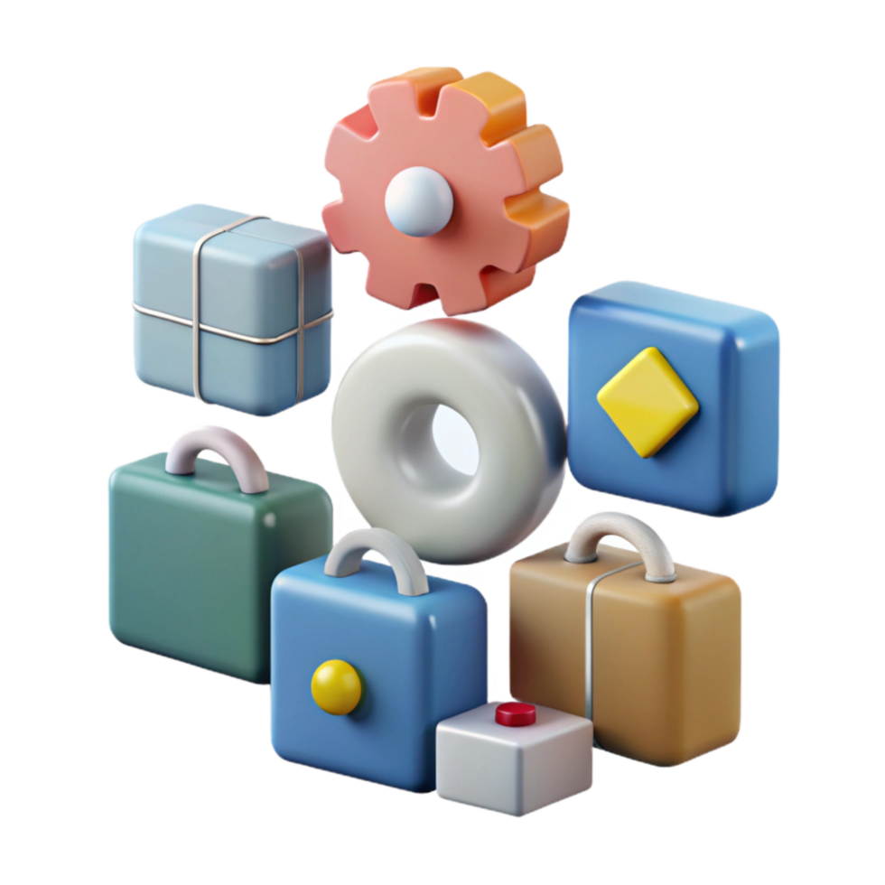 serene artistic Future of Work Skills Diagram Isolated high quality png