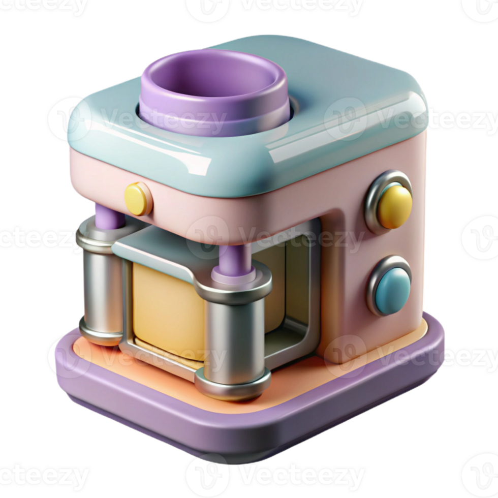 wonderful modern Futuristic Kitchen Appliance Food Printer Cutout exclusive png