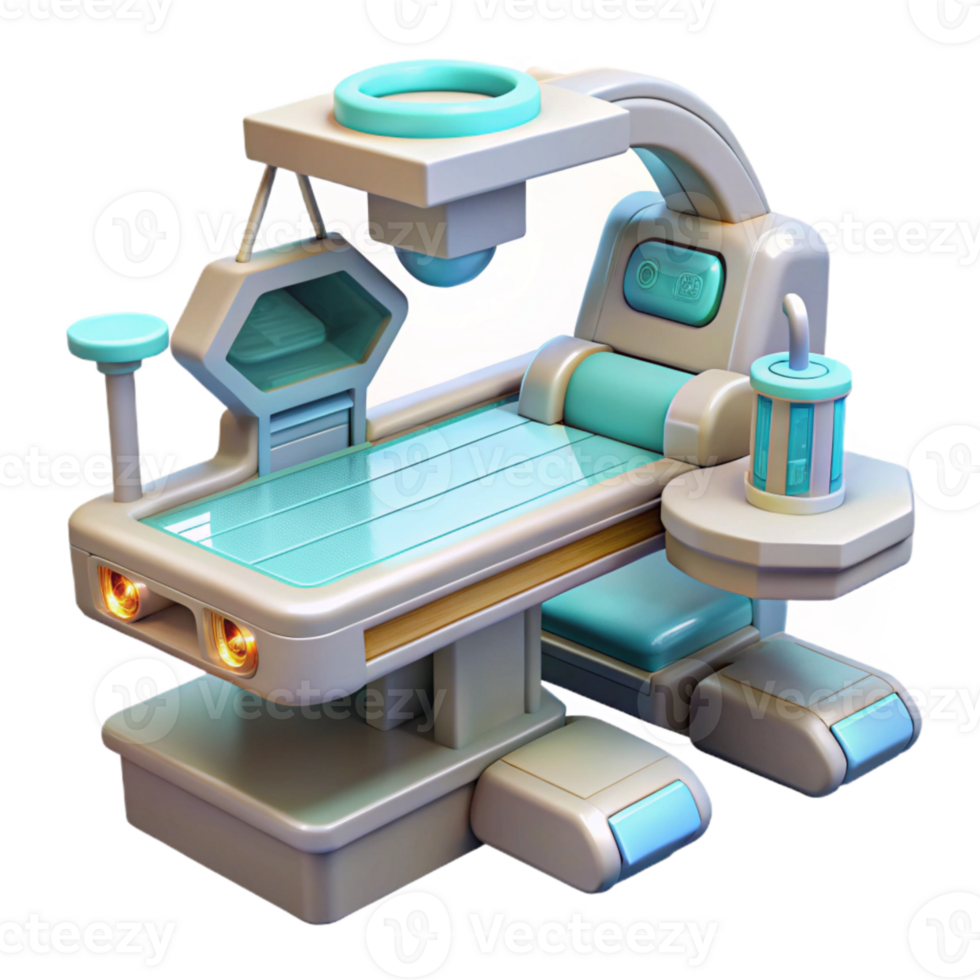 wonderful abstract Futuristic Nanotech Operating Room Isolated Element png