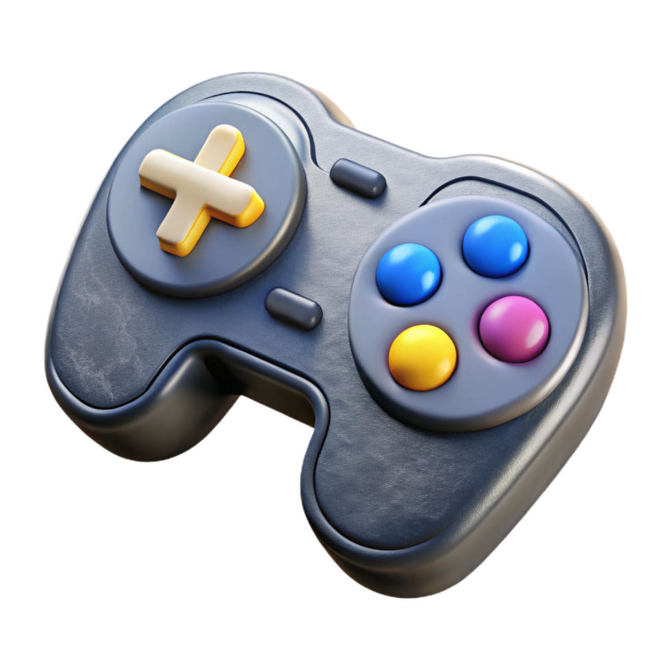 magnificent classic Gaming Controller Buttons Cutout Element original png