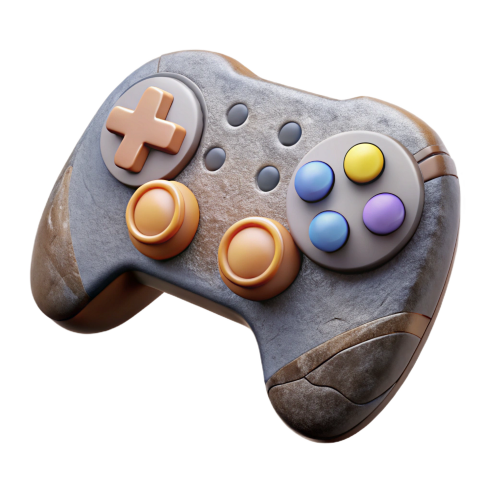 magnificent artistic Gaming Controller Buttons Cutout Element authentic png