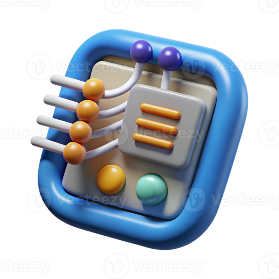 dramatic classic Gene Editing Tool with Digital Interface Isolated original png