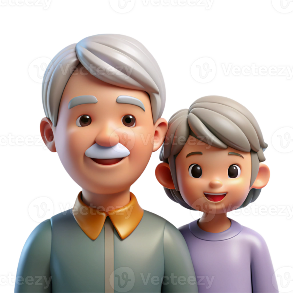 dramatic traditional Generational Bond Illustrated Transparent Background genuine png