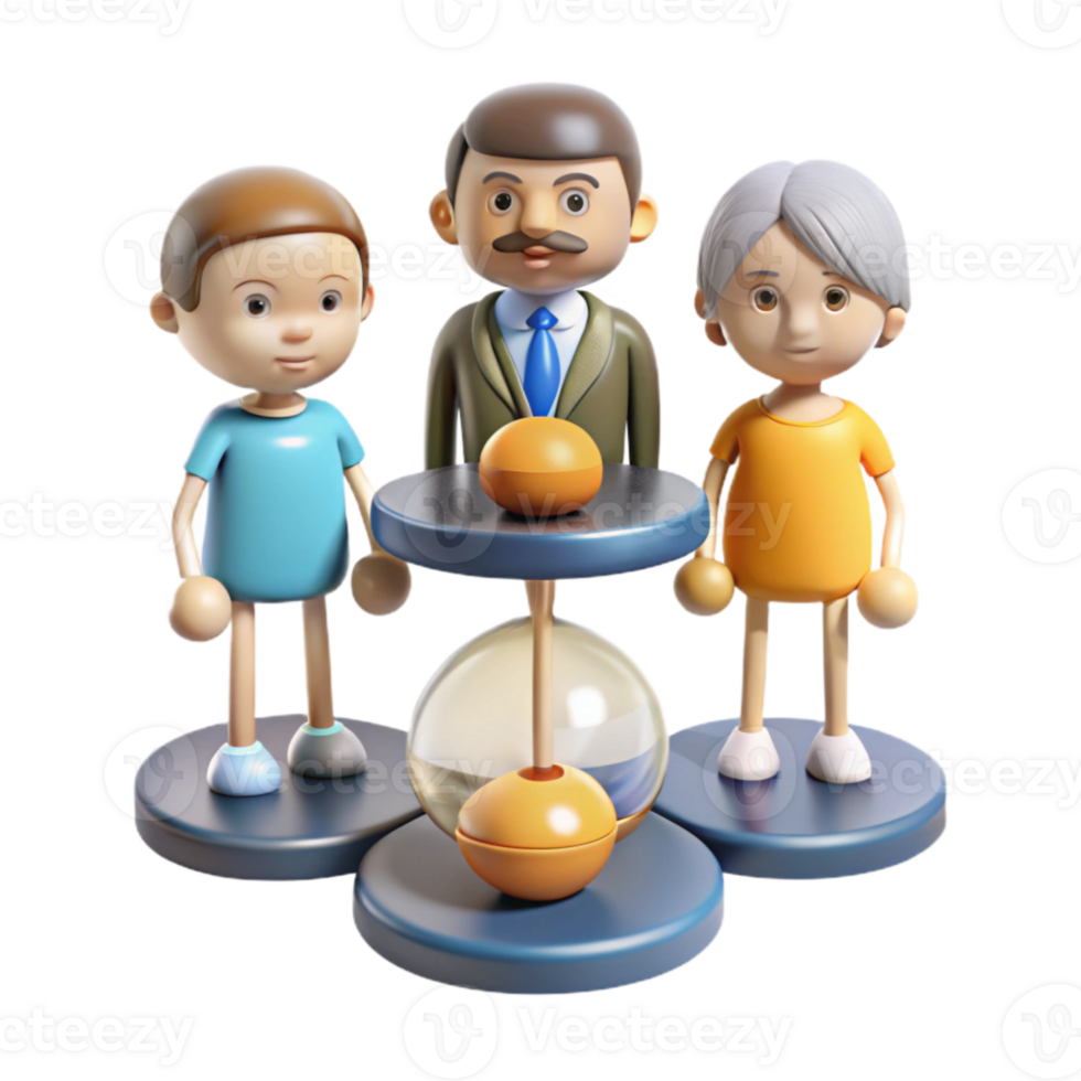 dramatic creative Generations Connected Through Time Transparent Background high resolution png