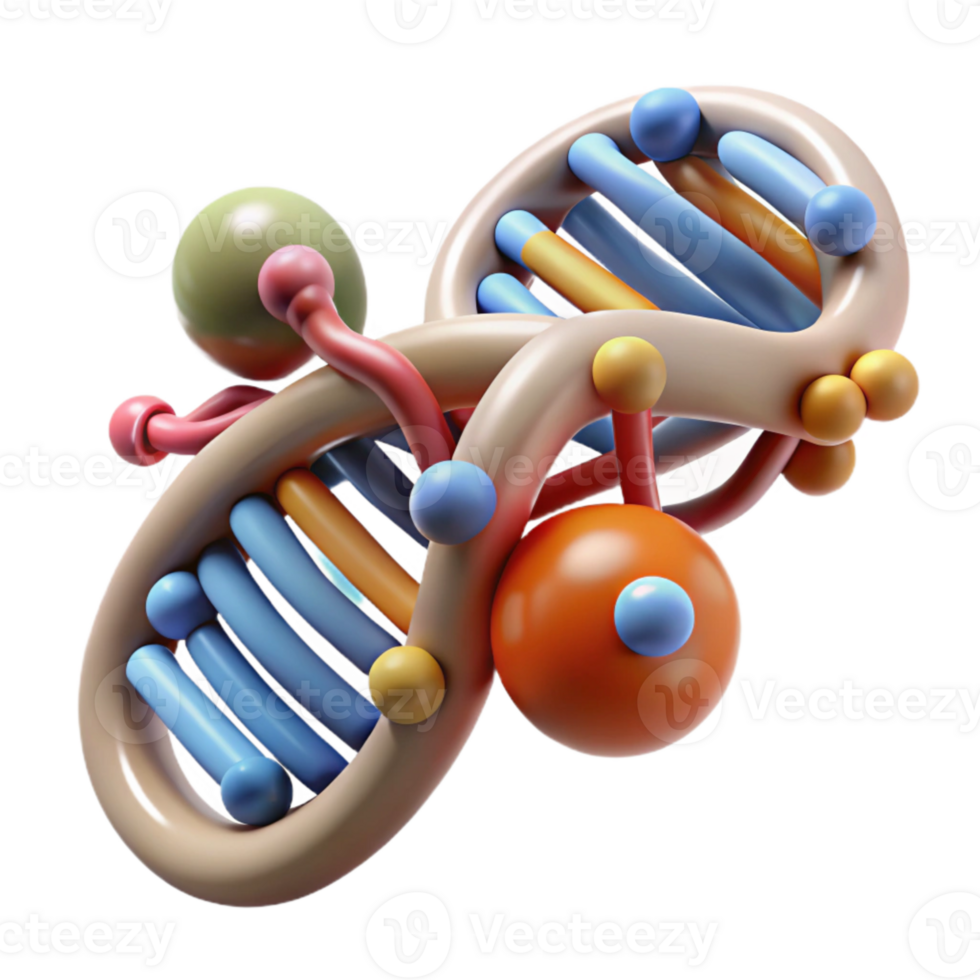 magnificent rustic Gene Regulation Mechanism Illustration Isolated exclusive png