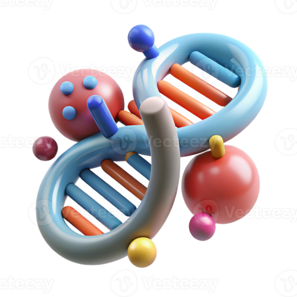 magnificent minimalist Gene Regulation Mechanism Illustration Isolated high quality png