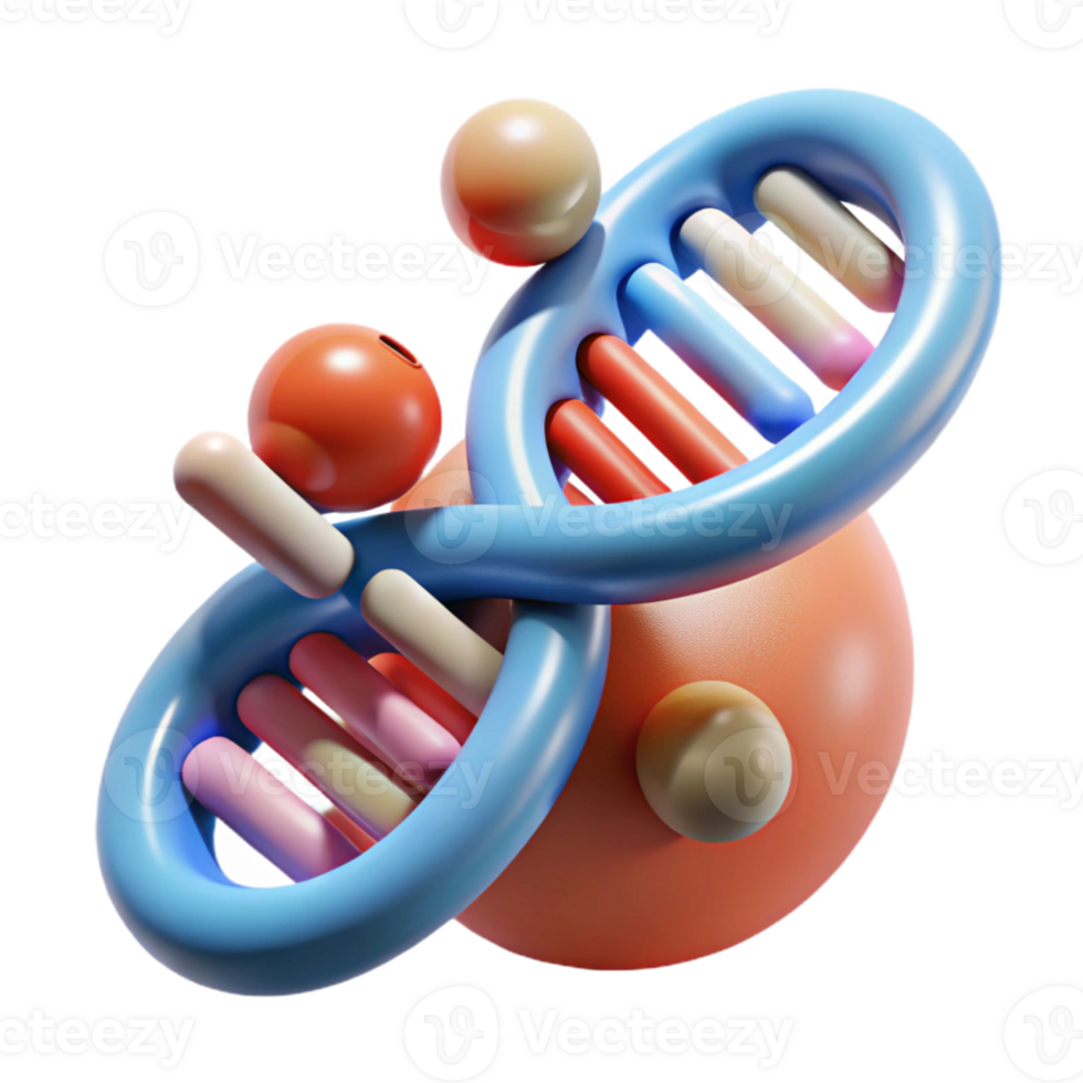 impressive minimalist Gene Therapy Dna Modification Illustration Isolated png