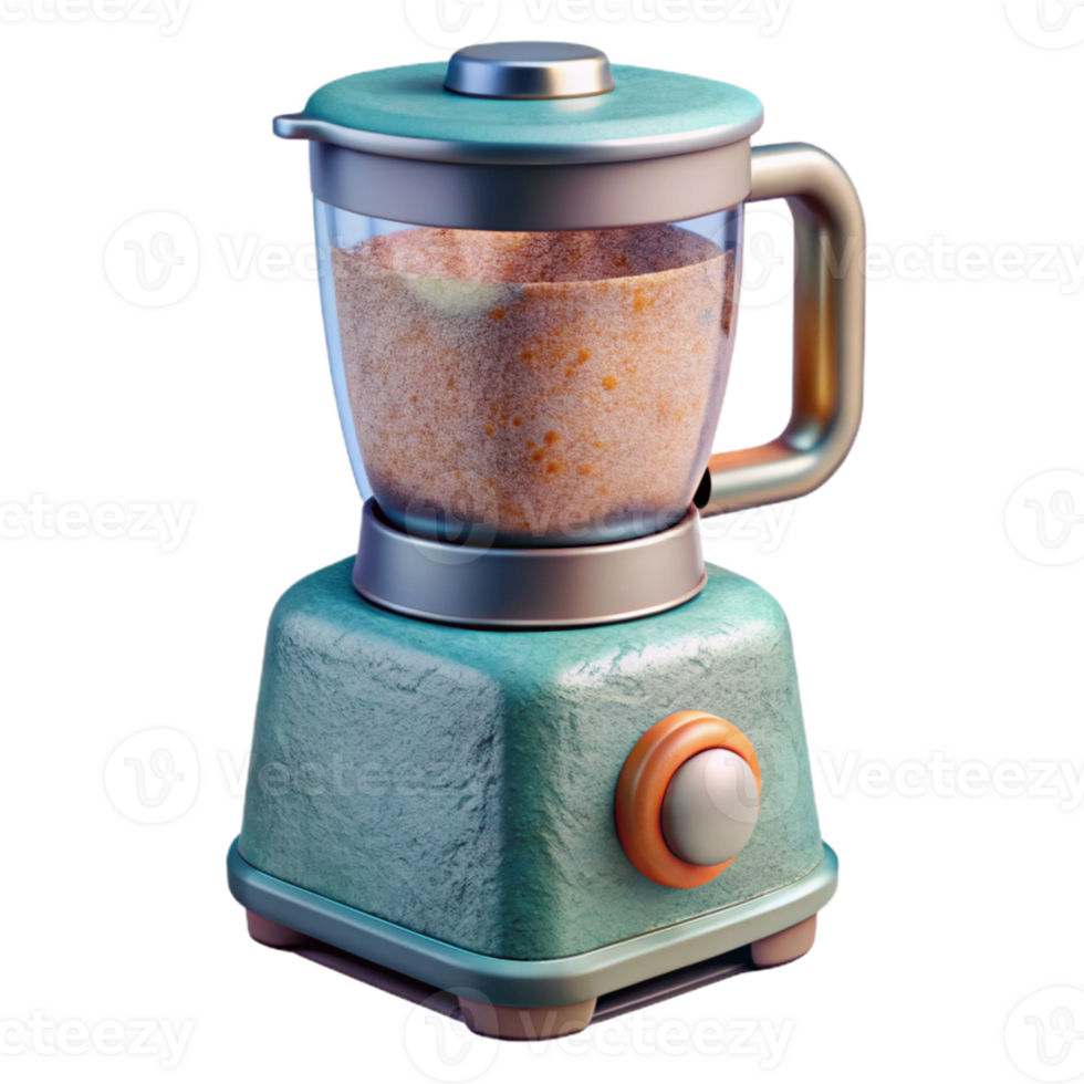 wonderful rustic Genetically Engineered Food Processor Front View original png