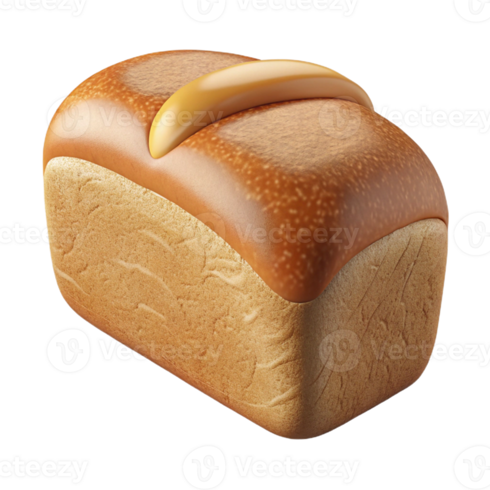 magnificent classic Genetically Engineered Bread Loaf Side View high quality png
