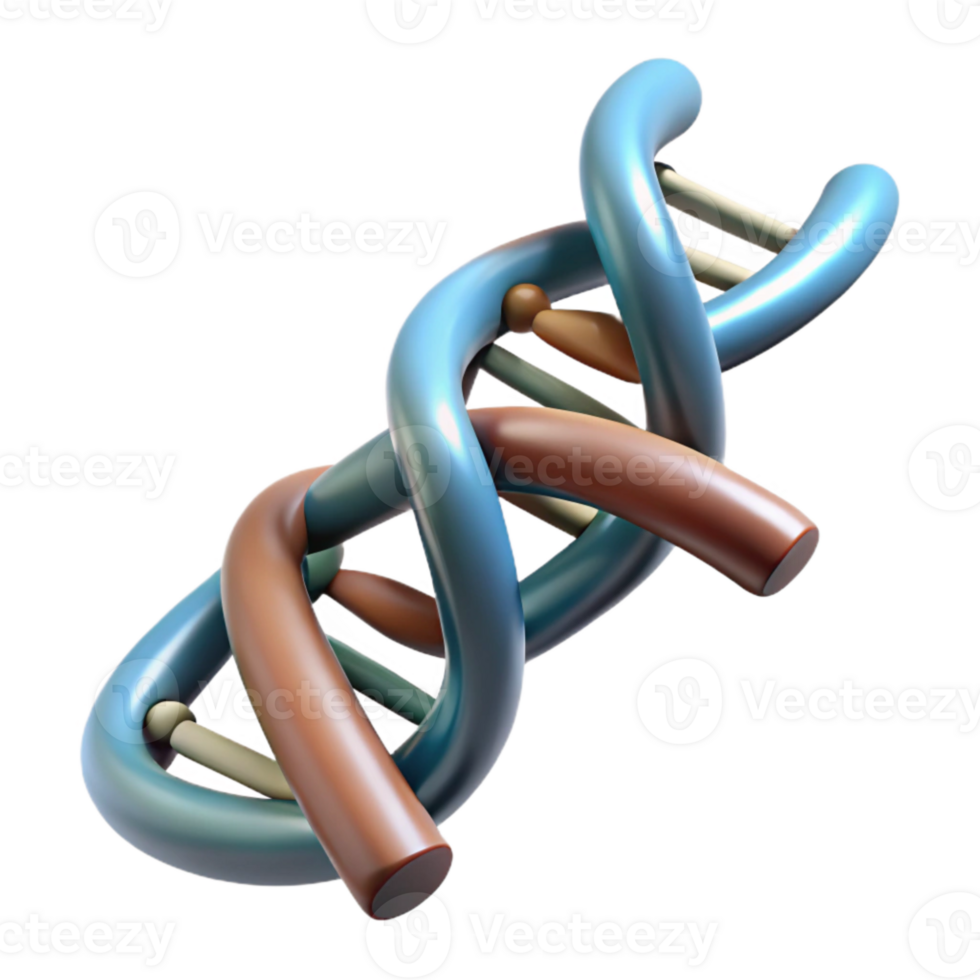 vibrant modern Genetic Code Helix Structure Isolated exclusive png