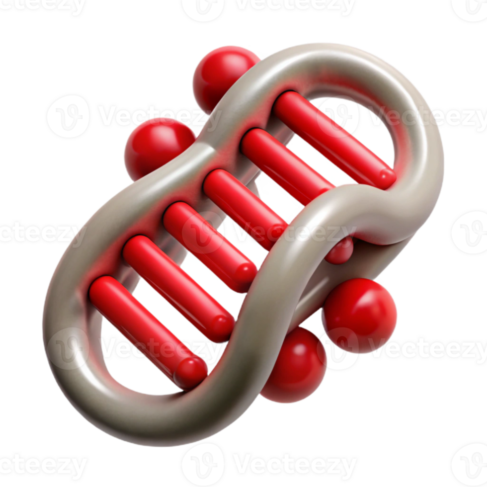 wonderful modern Genetic Code Sequence with Red Highlights Cutout professional png