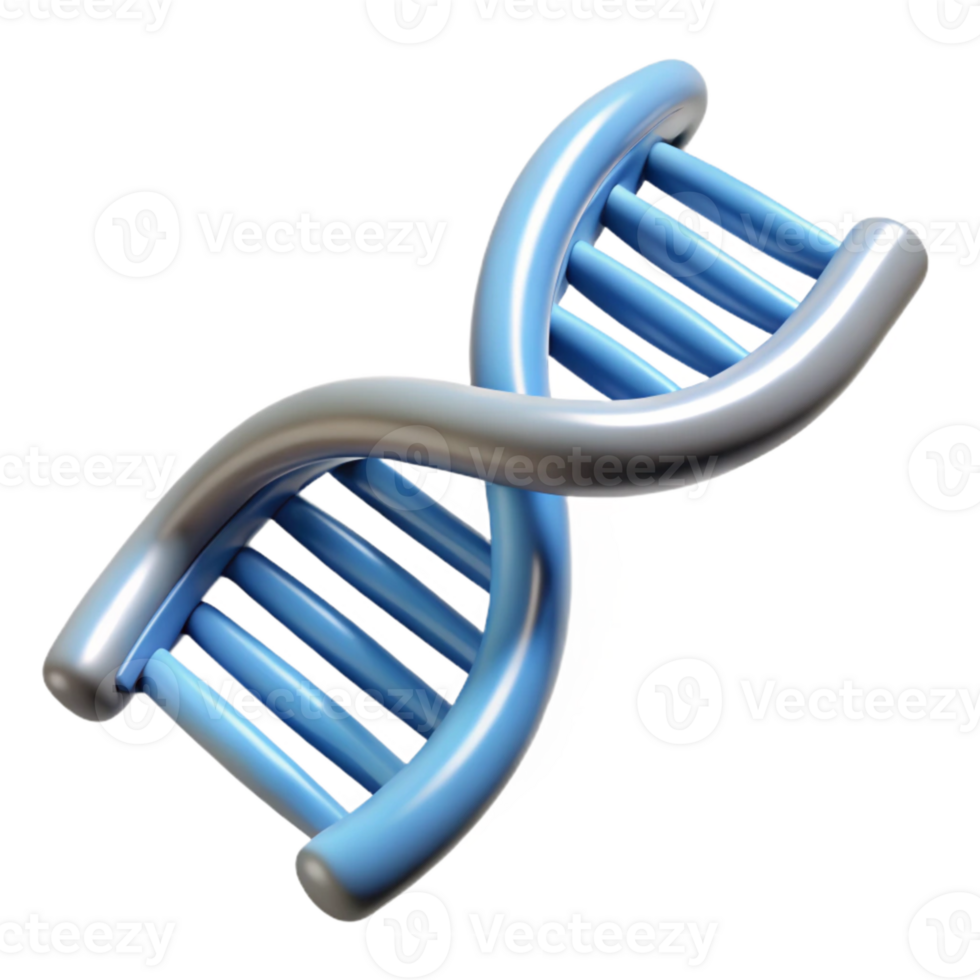 extraordinary vintage Genetic Engineering Dna Strand Double Helix Isolated premium png