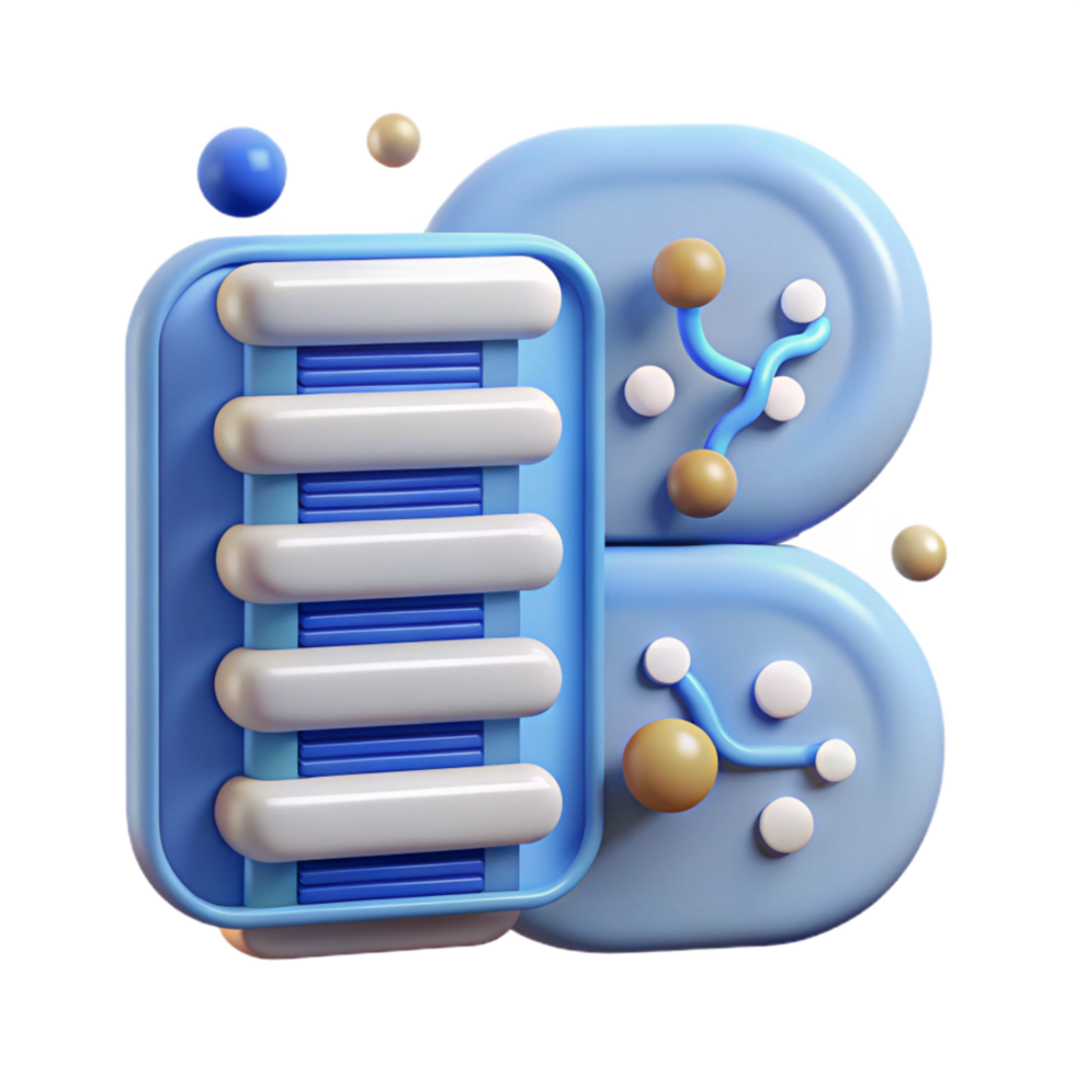 elegant contemporary Genetic Information Storage Illustration Transparent authentic png