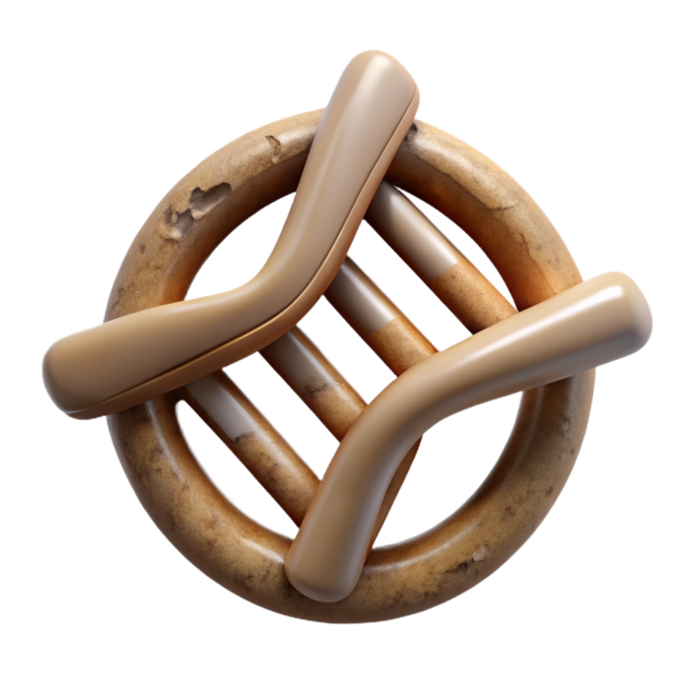 stunning artistic Genetic Modification Symbol Abstract Design Isolated detailed png