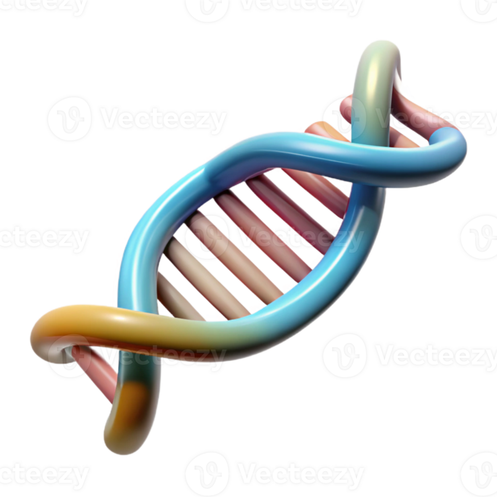 impressive contemporary Genetic Testing Dna Double Helix Isolated Cutout detailed png