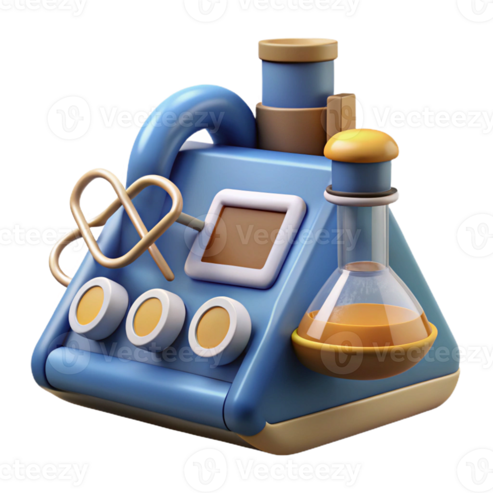 extraordinary vintage Genetic Testing Digital Lab Equipment Cutout detailed png