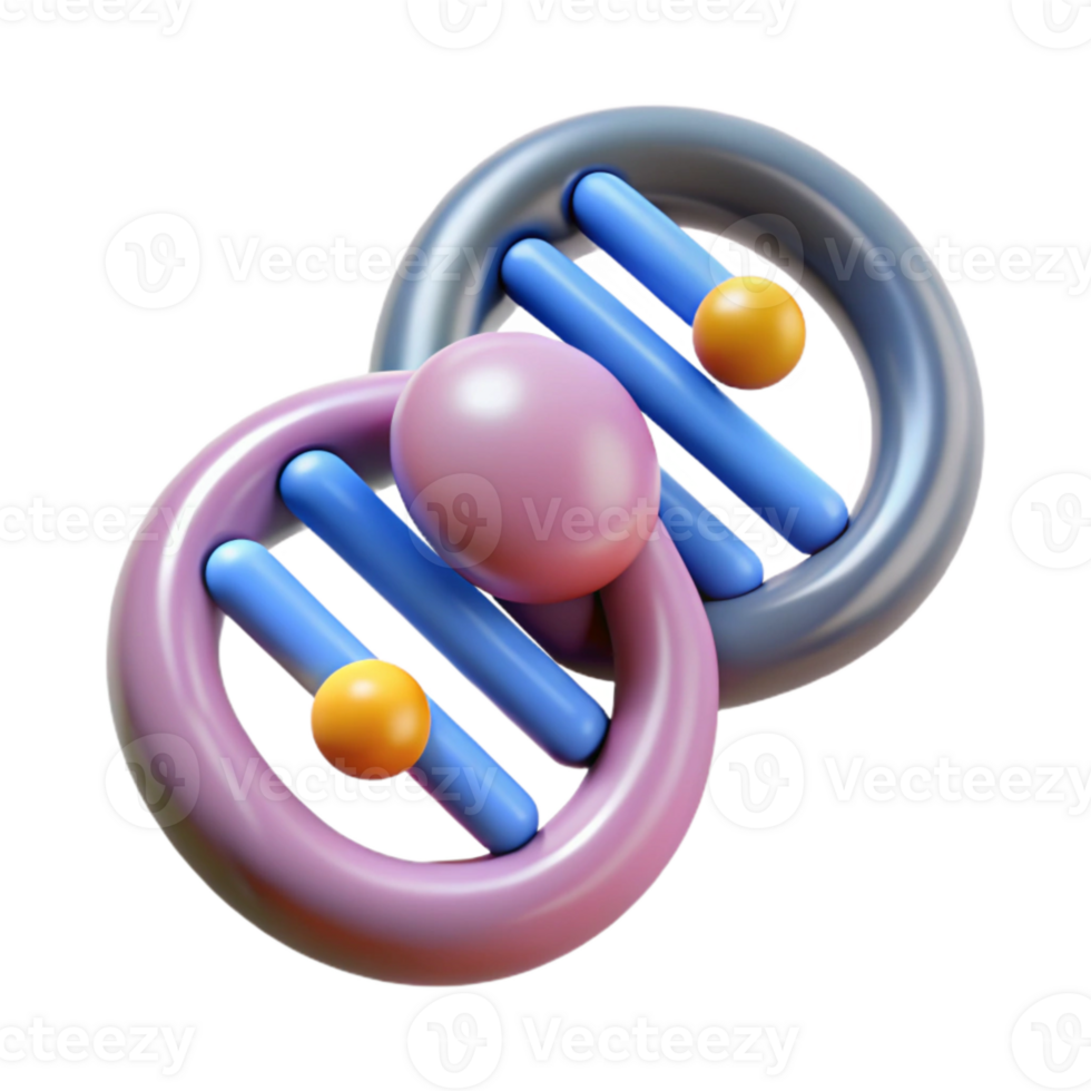 beautiful vintage Genome Editing Crispr Technology Icon Isolated png