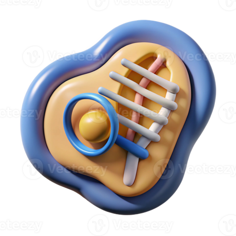 vibrant traditional Genome Mapping Technology Illustration Cutout professional png