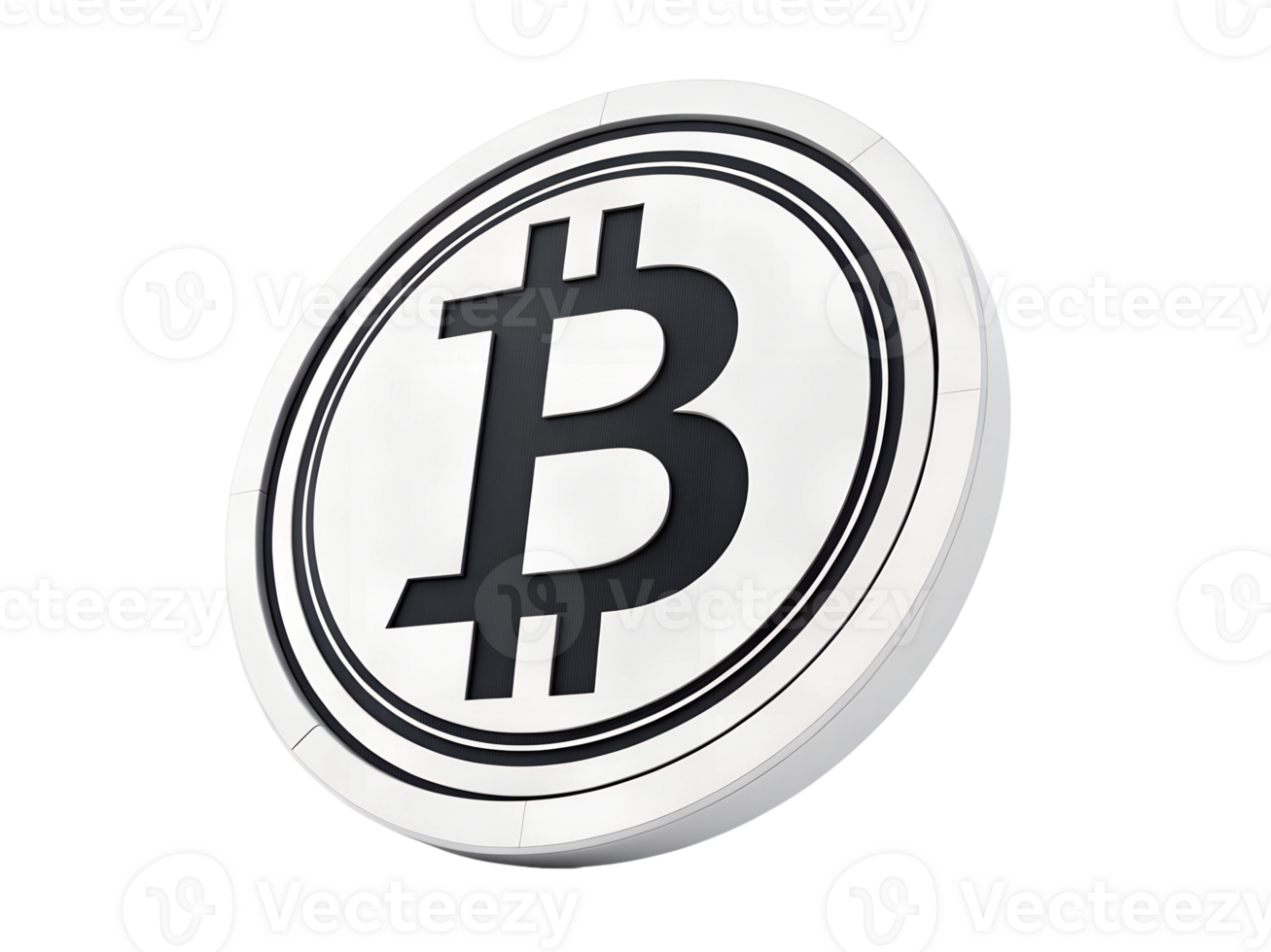 Unique representation of digital currency Bitcoin png
