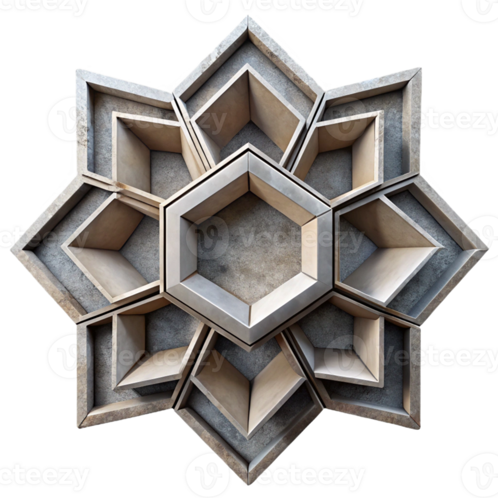 wonderful abstract Geometric Architecture Wall Detail Isolated Element professional png