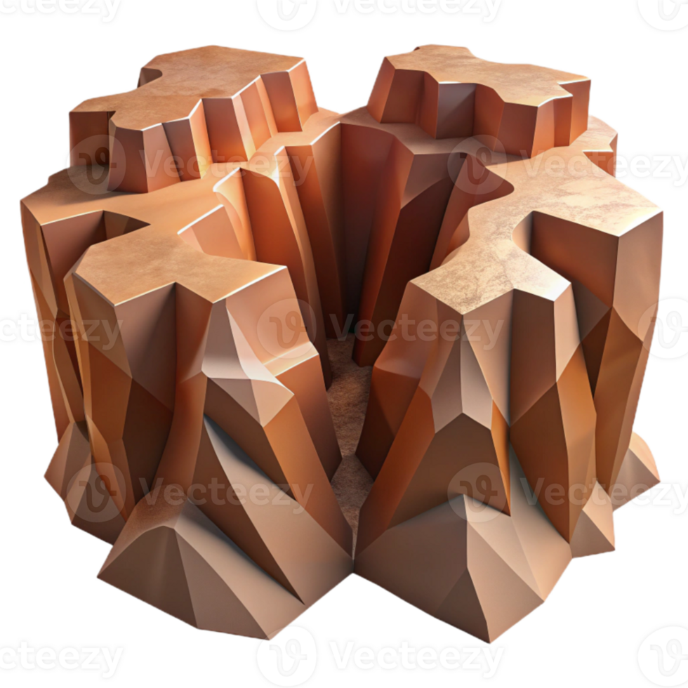 magnificent classic Geometric Canyon Landscape Silhouette Transparent Cutout high resolution png