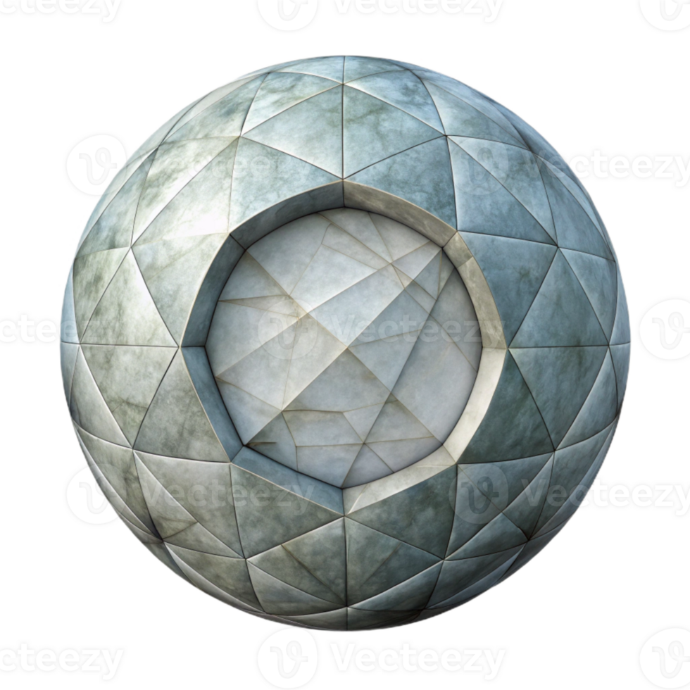 dramatic artistic Geometric Circle Isolated on Transparent Background professional png