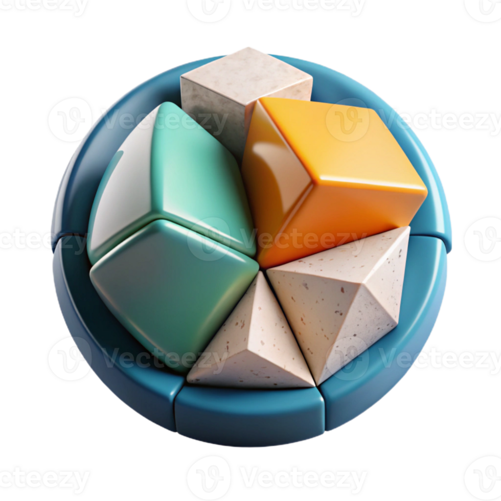 wonderful vintage Geometric Data Visualization Transparent Background authentic png
