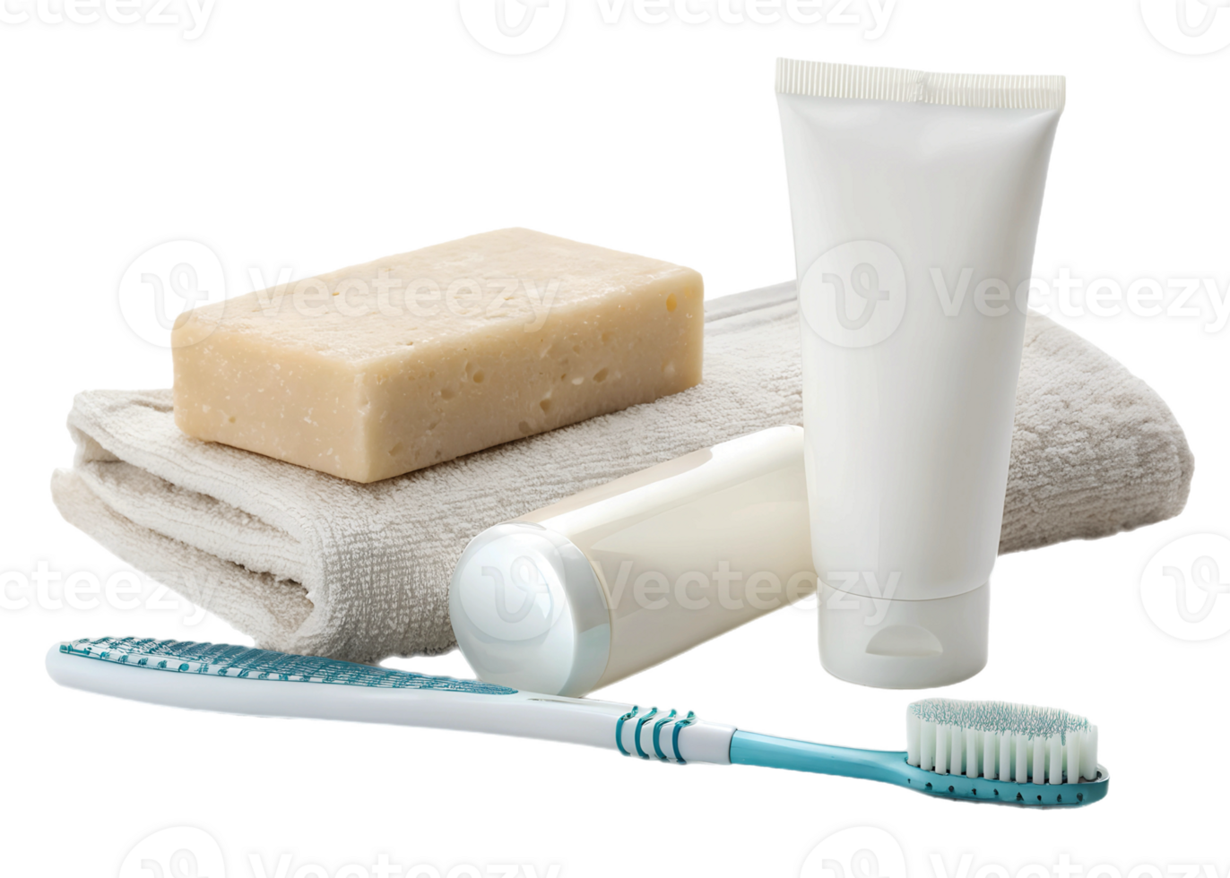 Essentials for daily personal care routine png