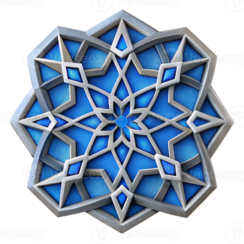 impressive classic Geometric Pattern Cutout with Repeating Design png
