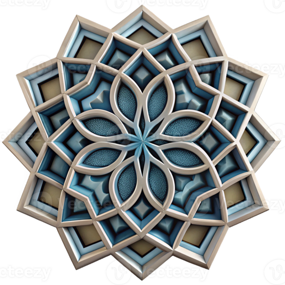 dramatic abstract Geometric Pattern Cutout with Repeating Design png