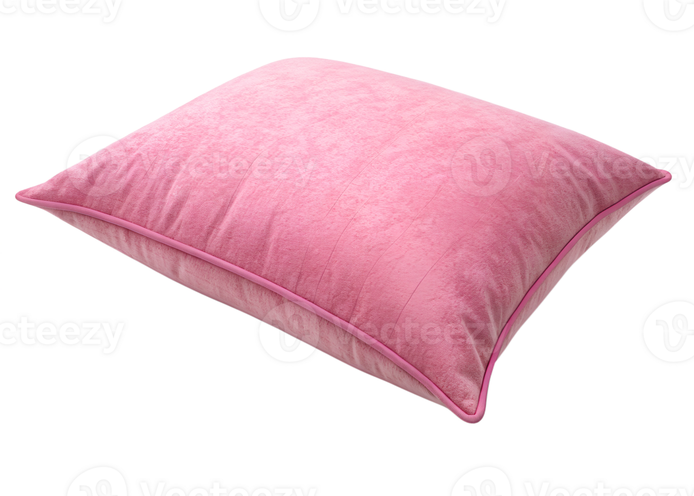 Soft pink cushion on a light background png