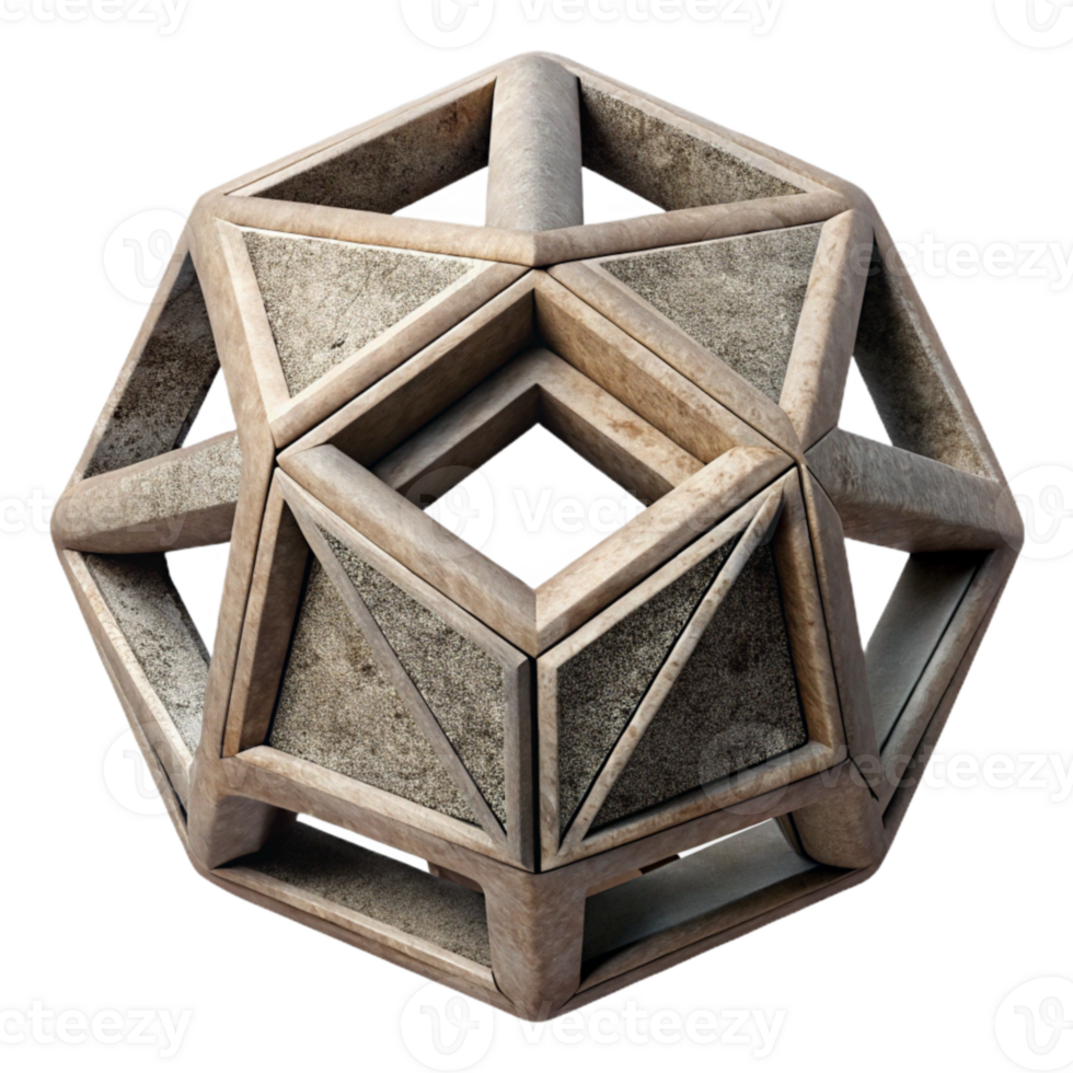 magnificent artistic Geometric Shapes Formed by Ai Algorithm Cutout exclusive png