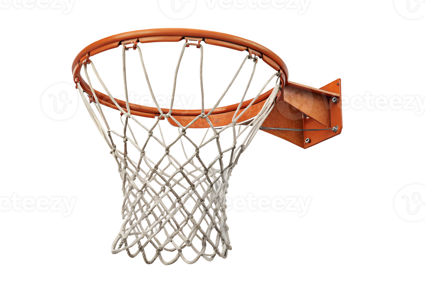 Basketball hoop mounted on a wall indoors png