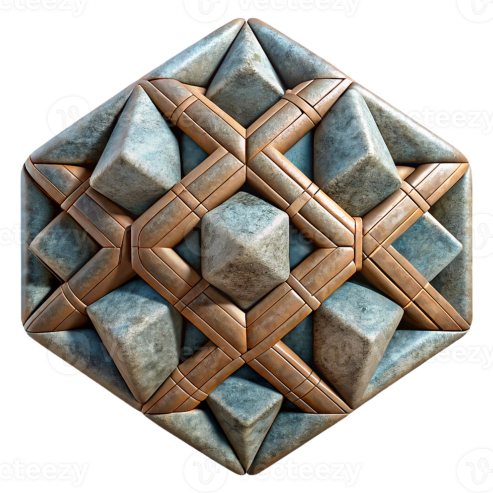 extraordinary traditional Geometric Square Pattern Isolated Element high resolution png