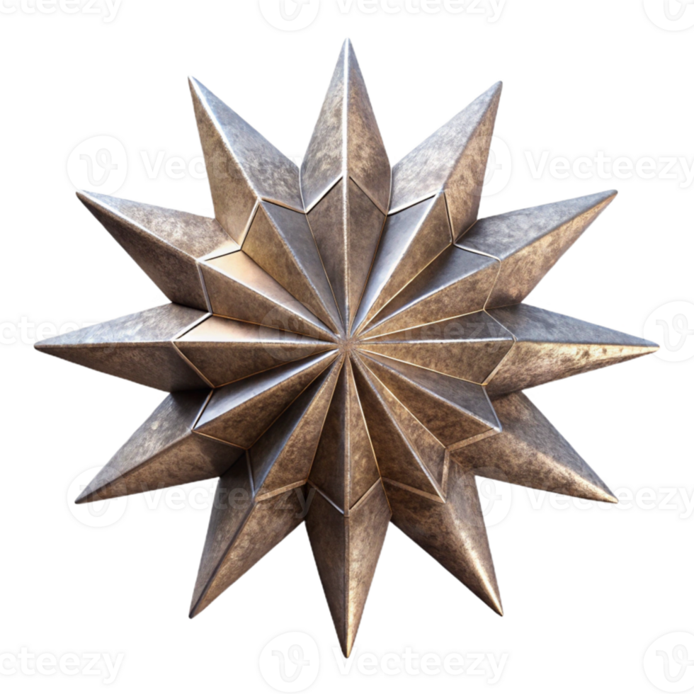 beautiful creative Geometric Starburst Isolated Element original png