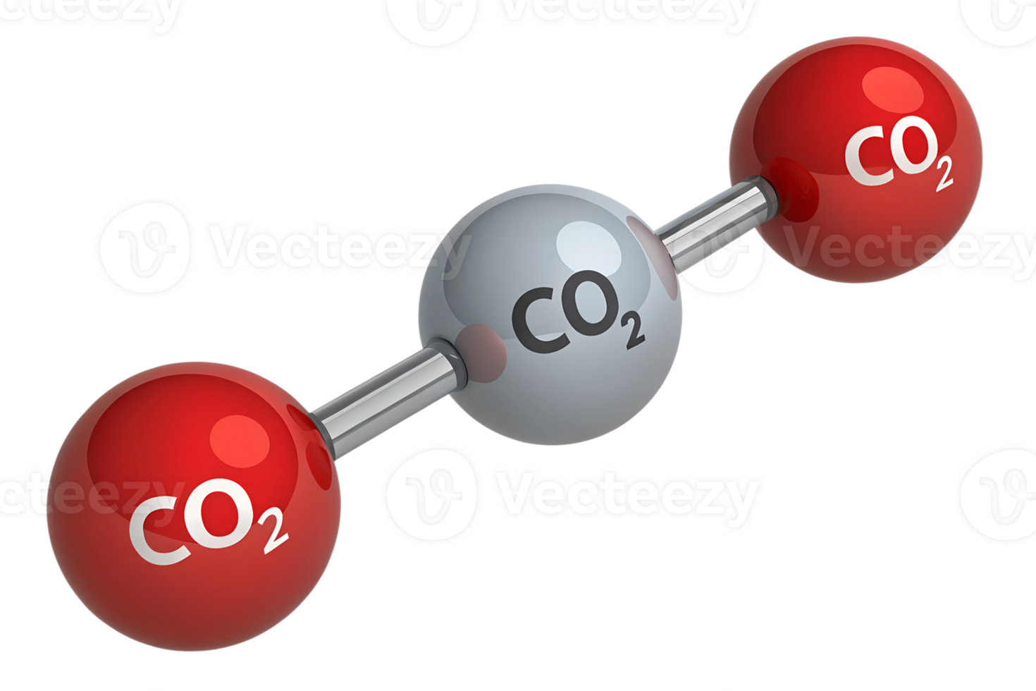 CO2 molecule structure and composition png