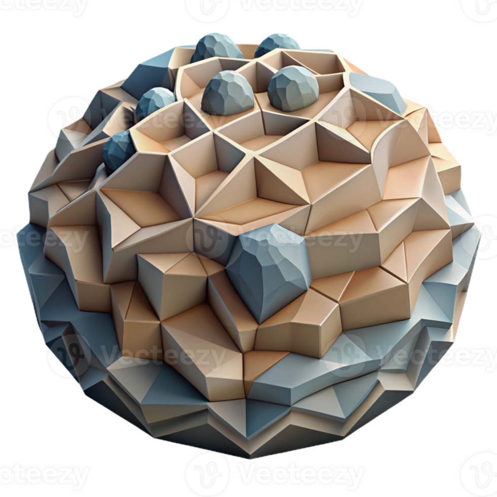 elegant abstract Geometric Terrain Pattern Cutout Abstract Design professional png