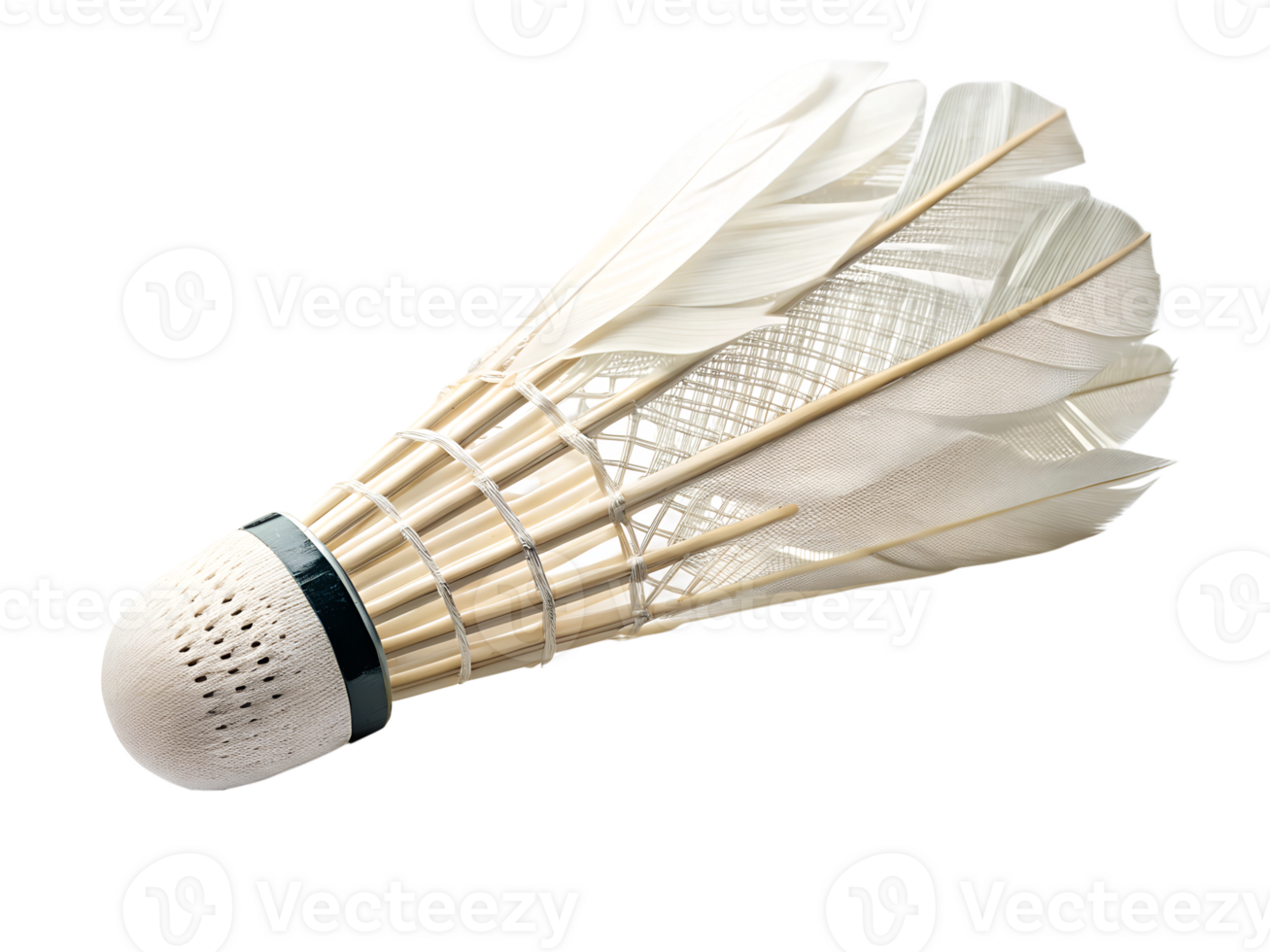 Shuttlecock used in a badminton game for practice png