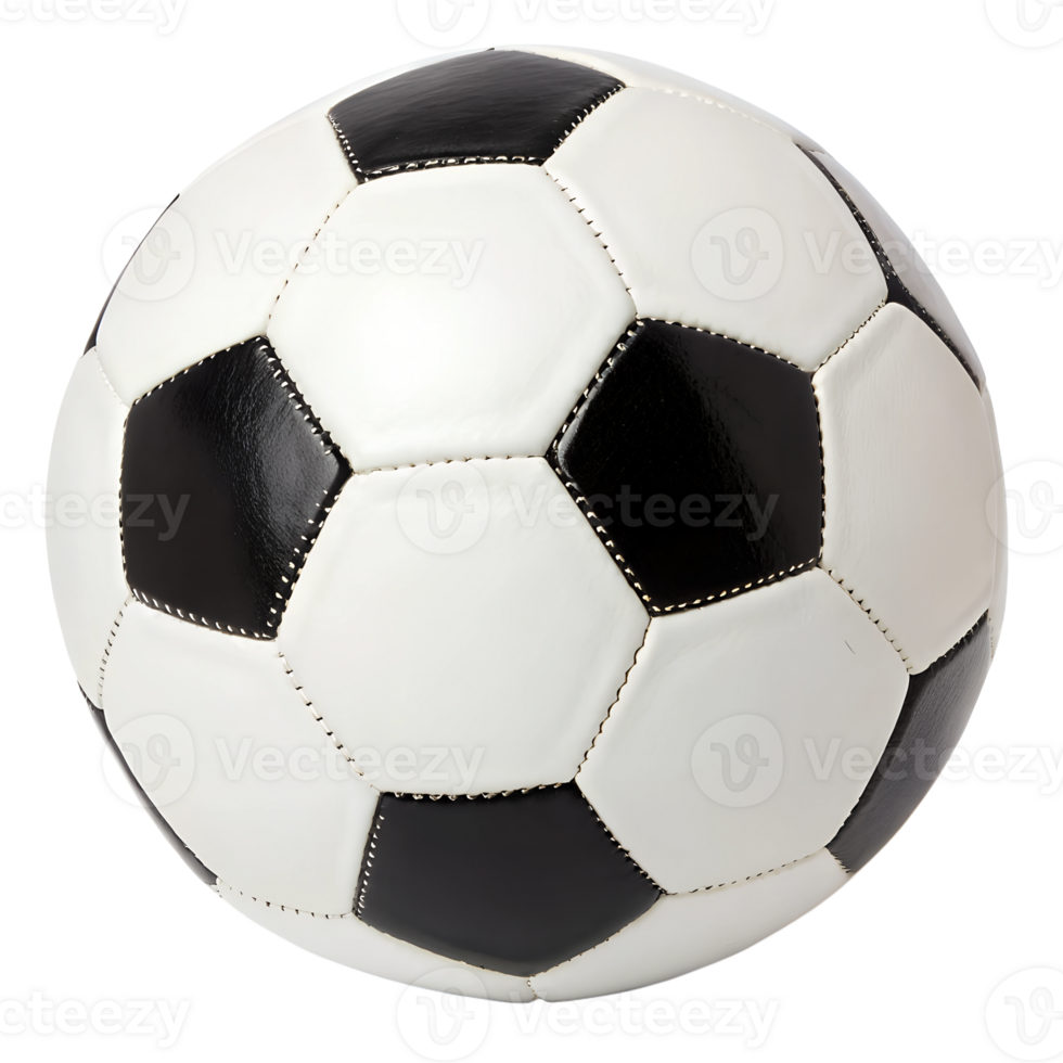Soccer ball on a white background ready for play png