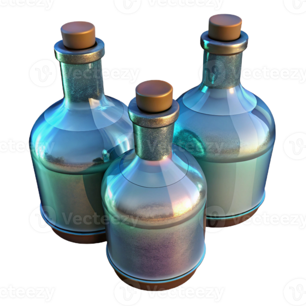 impressive minimalist Glass Bottles for Refill Store Cutout Transparent Background png