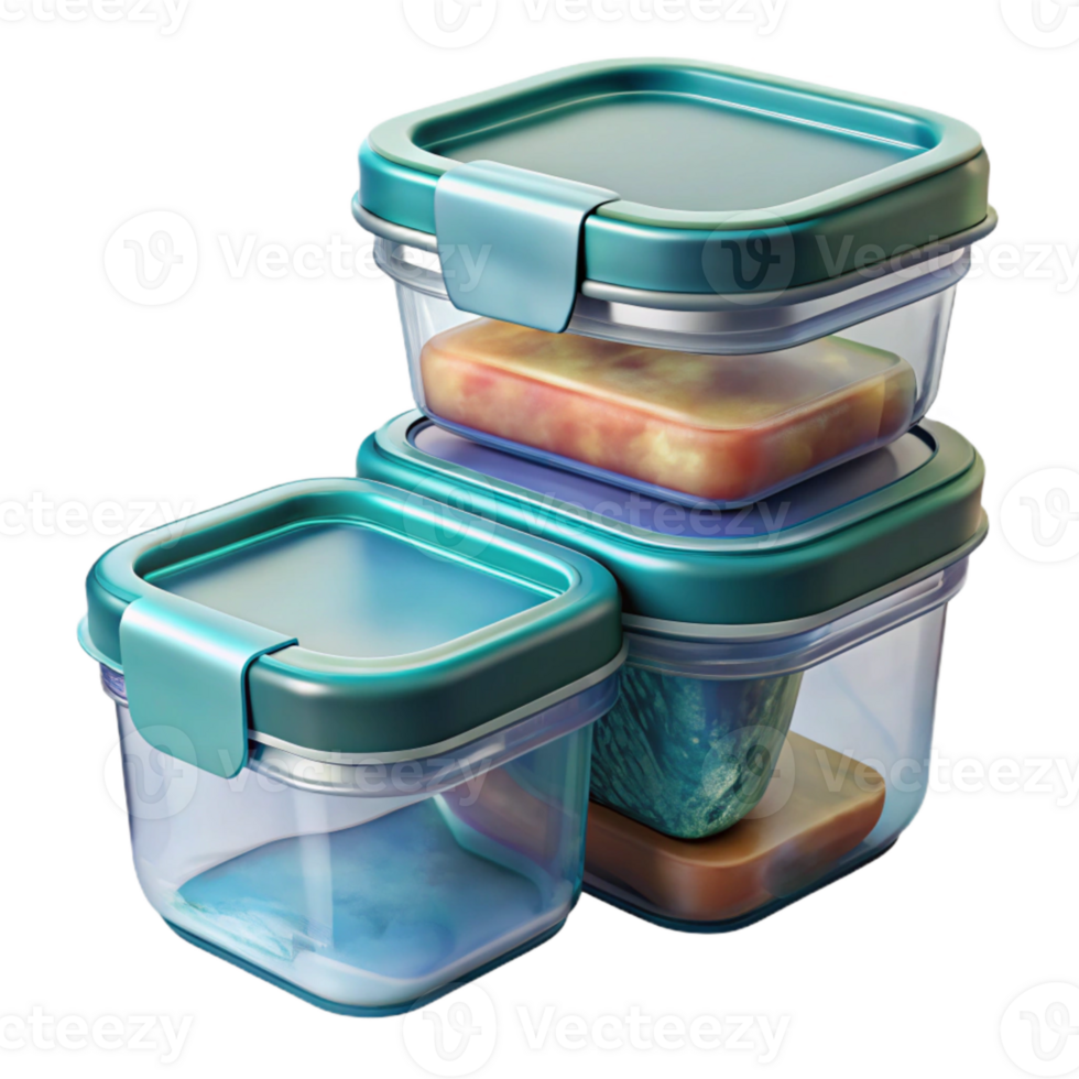 stunning vintage Glass Food Storage Containers with Airtight Lids Transparent high resolution png