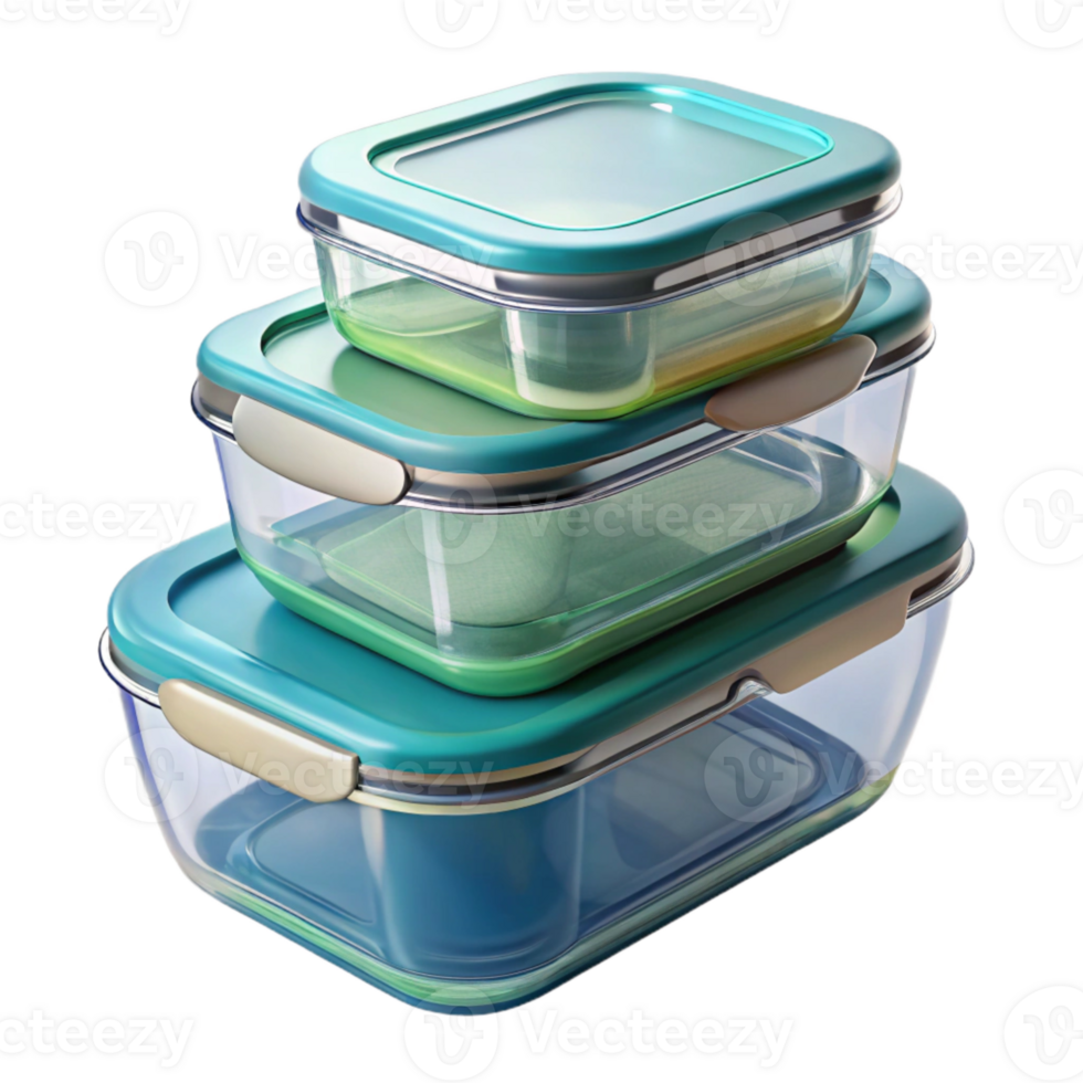 serene rustic Glass Food Storage Containers with Airtight Lids Transparent genuine png