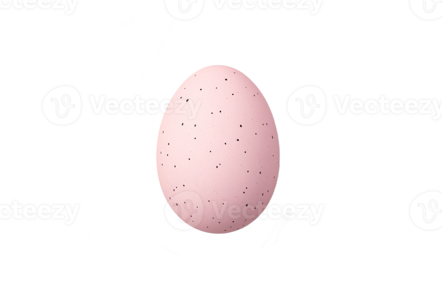 Pink speckled egg on a plain background png