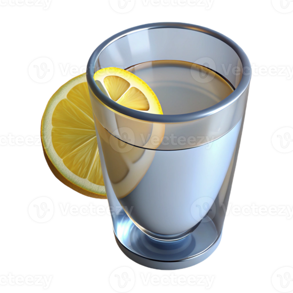 wonderful classic Glass of Water with Ice Cubes Transparent Element high quality png