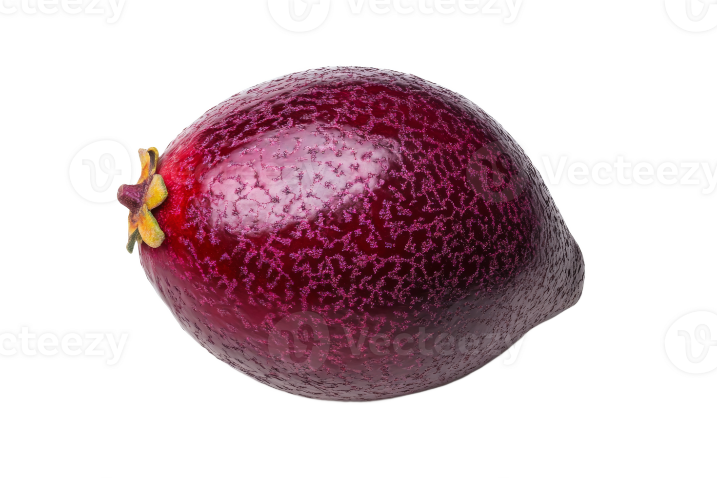 Purple passion fruit with textured skin png